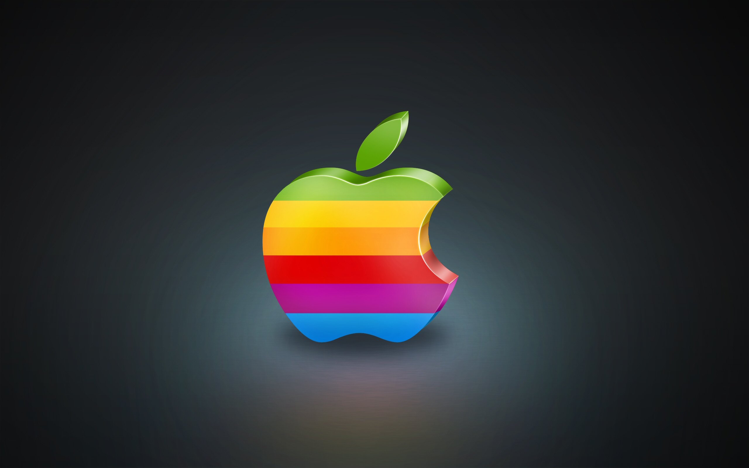 Coloured Apple Logo