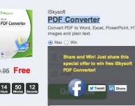 iSkySoft regala PDF Converter per Mac e Windows