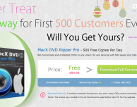 MacX DVD Ripper Pro: 500 copie al giorno gratis fino al 25 Aprile