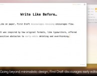 First Draft: editor di testo per scrivere bozze