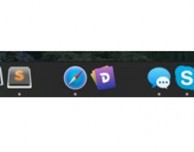 Aggiungere spazio vuoto nel dock del Mac con Blackspace