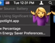 Come vedere la durata residua della batteria su MacOS Sierra 10.12.2