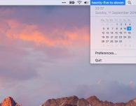 FuzzyTime: l’orario in formato testo nella barra dei menu del Mac