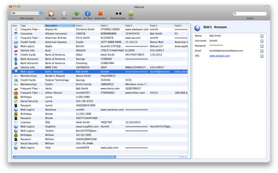 export from 1password to msecure