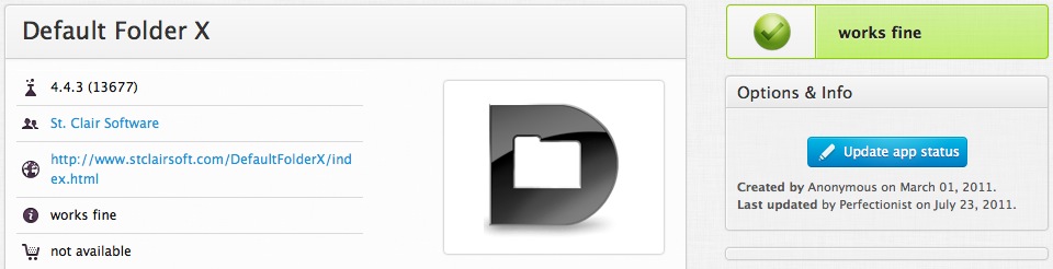 default folder x and slack