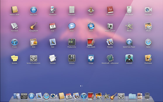 Apple mac os x launchpad