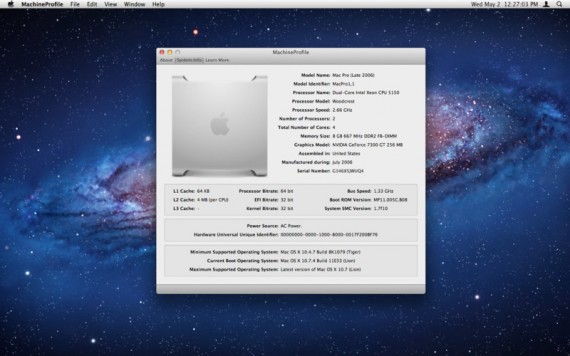 mac machineprofile