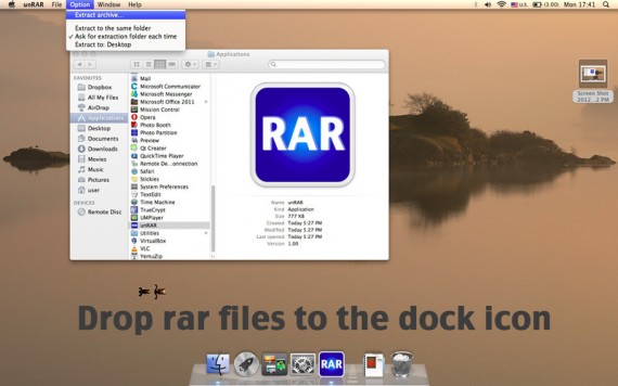 how to unrar a file on mac