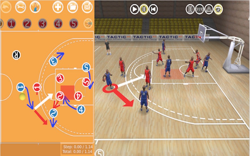 Basket 3D Sketcher for coach e Basket 3D Viewer strategie ed esercizi