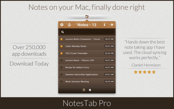 NotesTab Pro Mac pic0