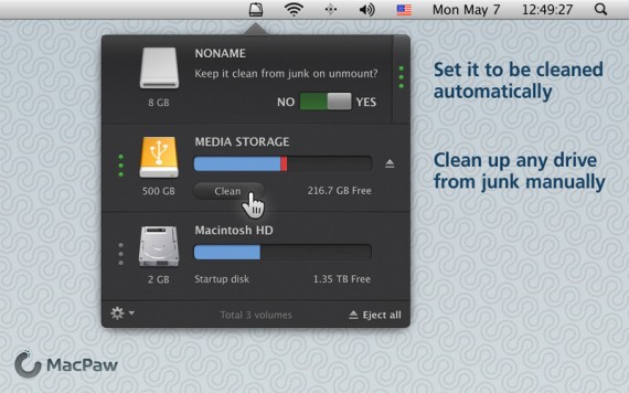 CleanMyDrive - External Drives Manager Mac pic0