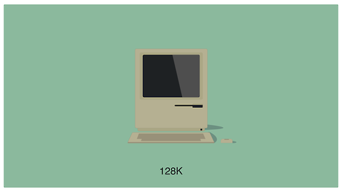 Mac 128K - illustrazione