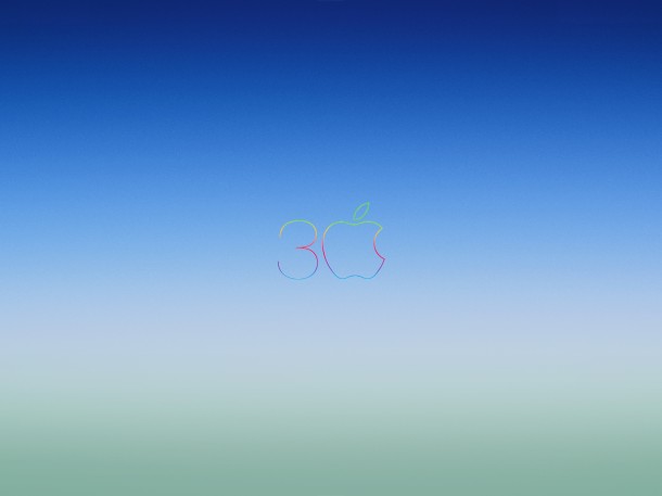 apple-30th-anniversary-mac-wallpaper-gradient-610x457