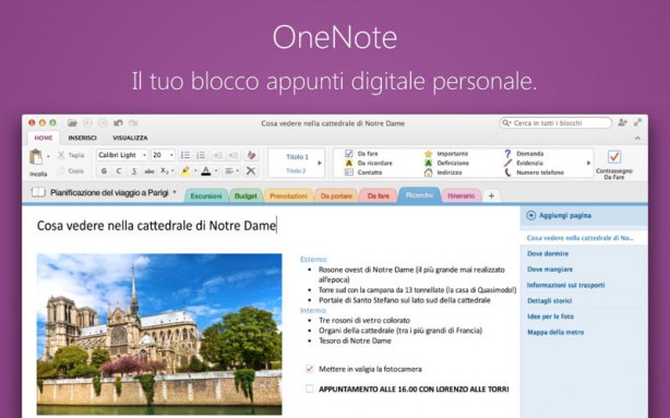 onenote mac