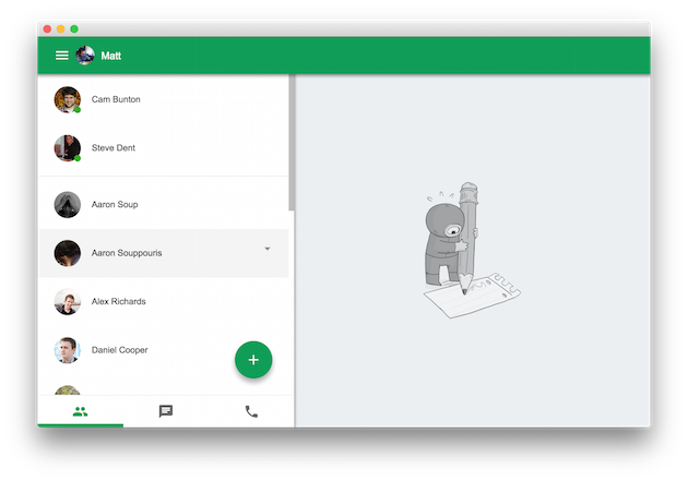 Google hangouts mac application