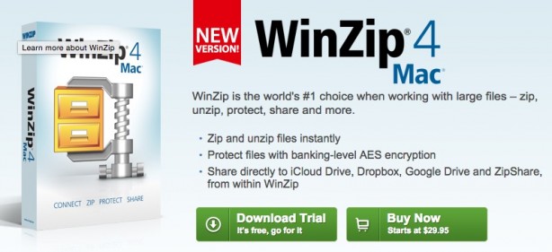 WinZip Mac pic1