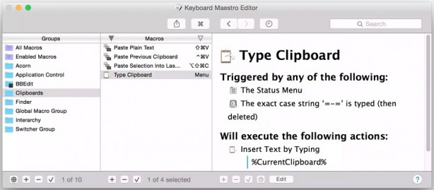 Keyboard Maestro Mac pic0
