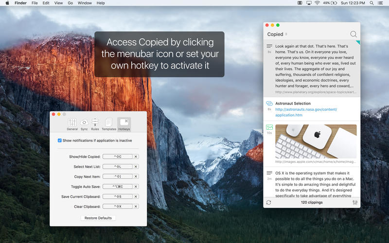 Copied: clipboard manager per gli appunti copiati su OS X e iOS - Mac