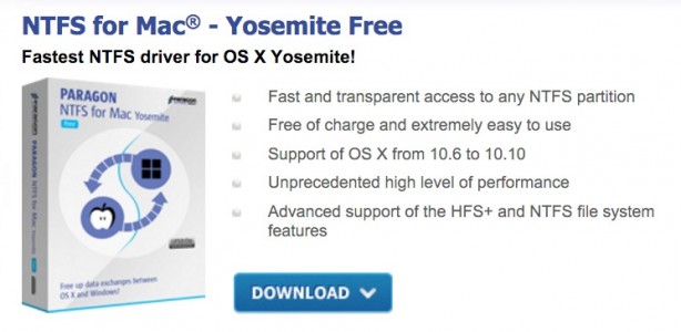 Paragon Software, Disponibile Ntfs For Mac