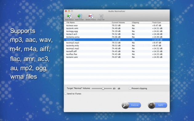Audio Normalizer Mac pic0