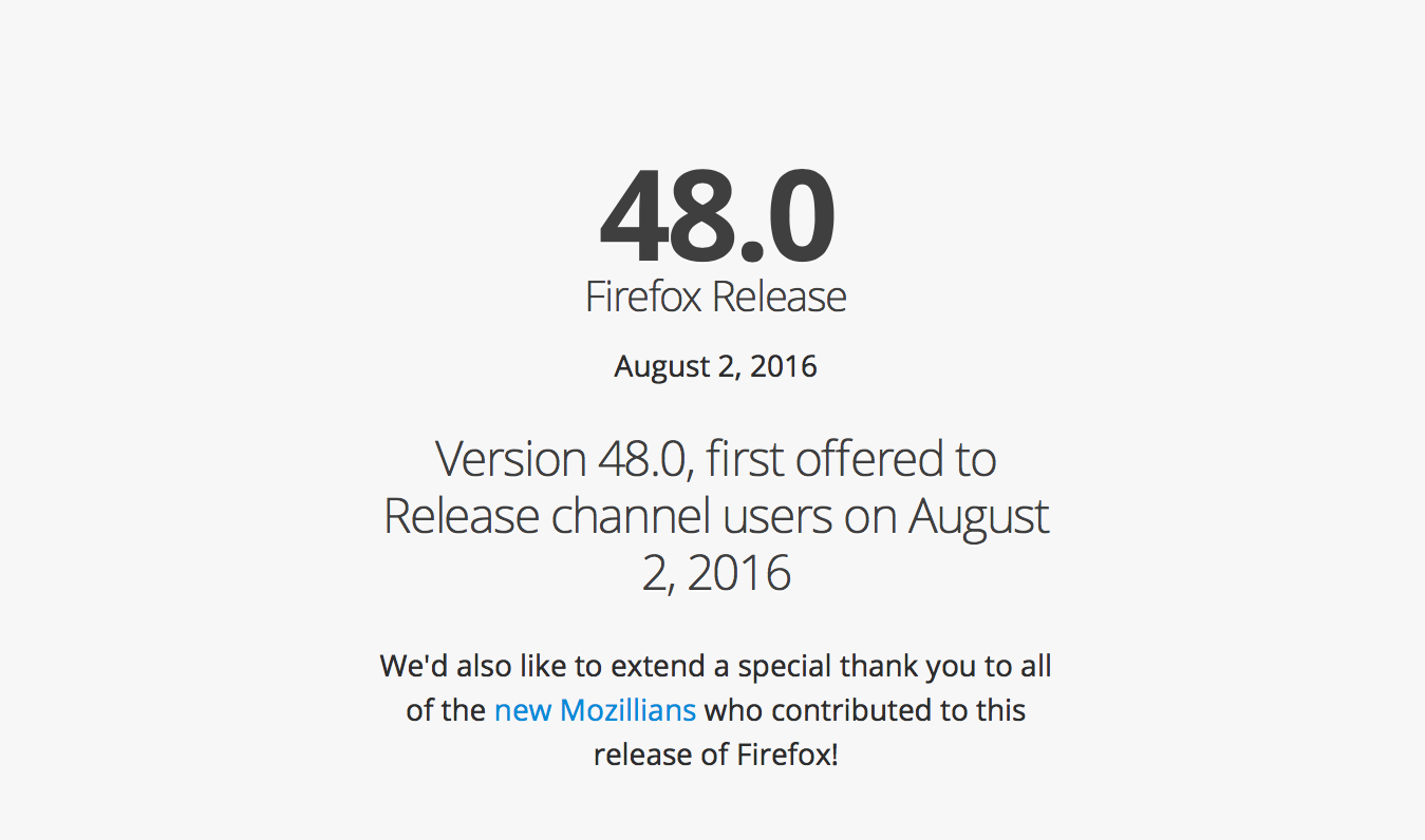 Firefox 48 download for mac