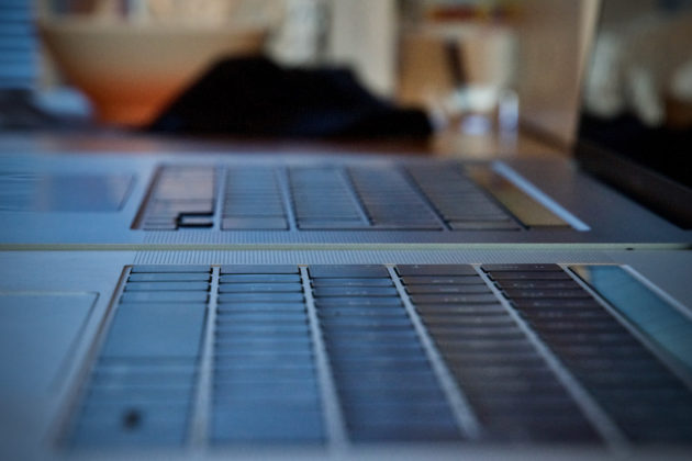 MacBook Pro 16 pollici - spessore