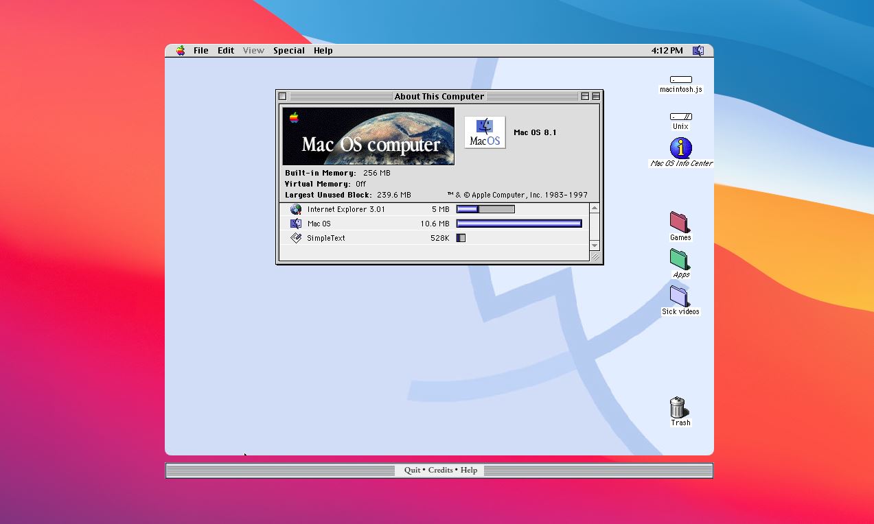 online mac web browser emulator