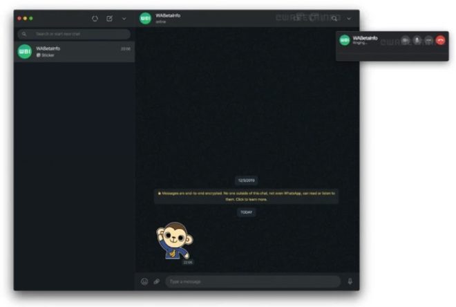 whatsapp video call mac