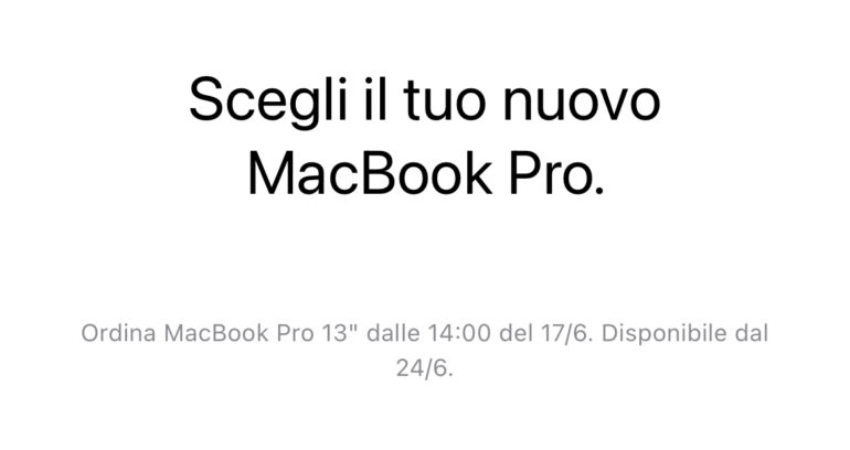 Preordini macbook pro m2